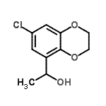 CAS#: 903581-12-4, 1-(7-Chloro-2,3-dihydro-1,4-benzodioxin-5-yl)ethanol