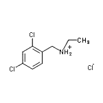 CAS#: 90389-08-5, N-(2,4-Dichlorobenzyl)ethanamine hydrochloride (1:1)