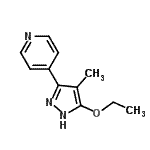 CAS 登录号：90398-84-8， 4-(5-乙氧基-4-甲基-1H-吡唑-3-基)吡啶