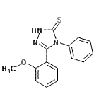 CAS#: 90429-14-4, 5-(2-Methoxyphenyl)-4-phenyl-4H-1,2,4-triazole-3-thiol