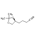CAS#: 90472-95-0, 4-[(4S)-2,2-Dimethyl-1,3-dioxolan-4-yl]butanenitrile