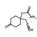 CAS 登录号：90473-70-4， 4-氧代-1-(2-丙炔-1-基)环己基氨基甲酸酯