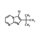 CAS#: 904813-42-9, 3-Bromo-2-(2-methyl-2-propanyl)imidazo[1,2-a]pyrimidine
