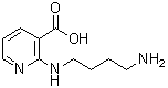CAS 登录号：904813-60-1， 2-[(4-氨基丁基)氨基]烟酸