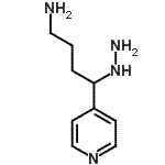 CAS 登录号：904814-11-5， 4-肼基-4-(4-吡啶基)-1-丁胺