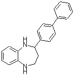 CAS 登录号：904814-74-0， 2-(4-联苯基)-2,3,4,5-四氢-1H-1,5-苯并二氮杂卓