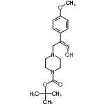 CAS#: 904815-72-1, 2-Methyl-2-propanyl 4-[(2Z)-2-(hydroxyimino)-2-(4-methoxyphenyl)ethyl]-1-piperazinecarboxylate