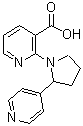 CAS#: 904816-93-9, 2-[2-(4-Pyridinyl)-1-pyrrolidinyl]nicotinic acid