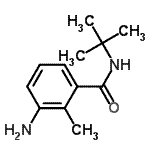 CAS#: 905234-93-7, 3-Amino-2-methyl-N-(2-methyl-2-propanyl)benzamide