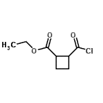 CAS#: 90532-26-6, Ethyl 2-(chlorocarbonyl)cyclobutanecarboxylate