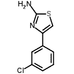 CAS#: 90533-23-6, 4-(3-Chlorophenyl)-1,3-thiazol-2-amine