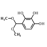 CAS#: 90535-21-0, 4-(Dimethoxymethyl)-1,2,3-benzenetriol
