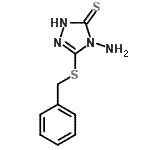 CAS#: 90535-72-1, 4-Amino-5-(benzylsulfanyl)-2,4-dihydro-3H-1,2,4-triazole-3-thione