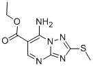 CAS 登录号：90559-98-1， 7-氨基-2-(甲硫基)-[1,2,4]三唑并[1,5-a]嘧啶-6-羧酸乙酯