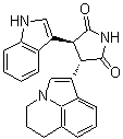 CAS#: 905854-03-7, (3S,4S)-3-(5,6-Dihydro-4H-pyrrolo[3,2,1-ij]quinolin-1-yl)-4-(1H-indol-3-yl)-2,5-pyrrolidinedione