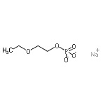 CAS#: 90604-91-4, sodium 2-ethoxyethyl phosphate