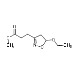 CAS 登录号：90609-31-7， 甲基3-(5-乙氧基-4,5-二氢-1,2-恶唑-3-基)丙酸酯