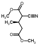 CAS#: 906126-78-1, Dimethyl (3R)-2-cyano-3-methylpentanedioate