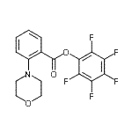 CAS#: 906352-59-8, Pentafluorophenyl 2-(4-morpholinyl)benzoate
