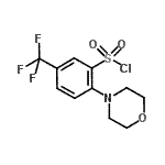 CAS 登录号：906352-76-9， 2-(4-吗啉基)-5-(三氟甲基)苯磺酰氯