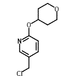 CAS#: 906352-80-5, 5-(Chloromethyl)-2-(tetrahydro-2H-pyran-4-yloxy)pyridine