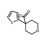 CAS#: 906352-92-9, 4-(2-Thienyl)tetrahydro-2H-pyran-4-carbonyl chloride