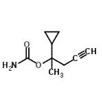 CAS#: 90643-04-2, 2-Cyclopropyl-4-pentyn-2-yl carbamate