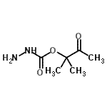 CAS#: 90673-45-3, 2-Methyl-3-oxo-2-butanyl hydrazinecarboxylate