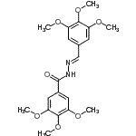 CAS#: 90754-75-9, 3,4,5-Trimethoxy-N'-[(E)-(3,4,5-trimethoxyphenyl)methylene]benzohydrazide