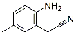CAS 登录号：90765-19-8， (6-氨基-间甲苯基)-乙腈
