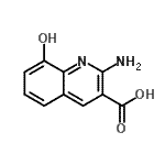 CAS#: 90771-37-2, 2-Amino-8-hydroxy-3-quinolinecarboxylic acid