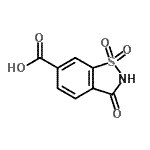CAS#: 90779-46-7, 3-Oxo-2,3-dihydro-1,2-benzothiazole-6-carboxylic acid 1,1-dioxide