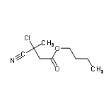 CAS#: 90797-18-5, Butyl 3-chloro-3-cyanobutanoate