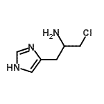 CAS#: 908101-35-9, 1-Chloro-3-(1H-imidazol-4-yl)-2-propanamine