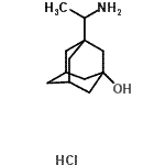 CAS 登录号：90812-24-1， 3-(1-氨基乙基)-1-金刚烷醇盐酸盐(1:1)