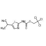 CAS#: 908267-52-7, 2,2,2-Trichloroethyl (5-isopropyl-1,3-thiazol-2-yl)carbamate
