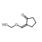 CAS#: 90831-88-2, (2Z)-2-[(Hydroxymethoxy)methylene]cyclopentanone