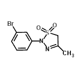 CAS#: 908333-93-7, 2-(3-Bromophenyl)-4-methyl-2,5-dihydro-1,2,3-thiadiazole 1,1-dioxide