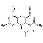 CAS#: 90852-19-0, (1R,2r,3S,4R,6S)-4,6-Diazido-1,2,3-cyclohexanetriyl triacetate