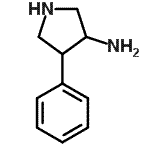 CAS#: 90872-78-9, 4-Phenyl-3-pyrrolidinamine