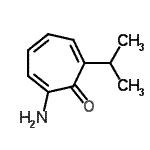 CAS 登录号：90874-68-3， 2-氨基-7-异丙基-2,4,6-环庚三烯-1-酮
