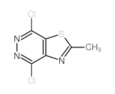 CAS#: 90889-39-7, 2,5-Dichloro-8-methyl-9-thia-3,4,7-triazabicyclo[4.3.0]nona-2,4,7,10-tetraene