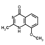 CAS#: 90915-45-0, 8-Methoxy-2-methyl-4-quinazolinol