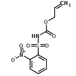 CAS 登录号：90916-29-3， 烯丙基[(2-硝基苯基)磺酰基]氨基甲酸酯