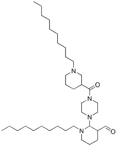 CAS#: 90934-36-4, [4-(1-Decylpiperidine-3-carbonyl)piperazin-1-yl]-(1-decyl-3-piperidyl)methanone