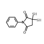 CAS#: 90945-97-4, 1-Phenyl-3,3-disulfanyl-2,5-pyrrolidinedione