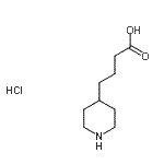 CAS 登录号：90950-44-0， 4-(4-哌啶基)丁酸盐酸盐(1:1)