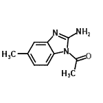 CAS#: 90964-24-2, 1-(2-Amino-5-methyl-1H-benzimidazol-1-yl)ethanone