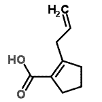 CAS#: 90969-23-6, 2-Allyl-1-cyclopentene-1-carboxylic acid