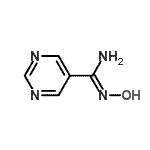 CAS#: 90993-50-3, N-Hydroxy-5-pyrimidinecarboximidamide